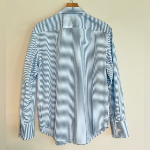 J Crew Collection Garçon Classic Fit~Crystal Embellished~Blue Stripe~Size 4~NWOT - Picture 6 of 6